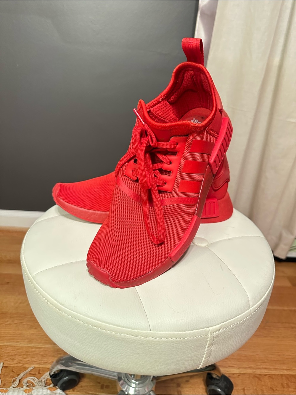 Adidas NMD R1 Scarlet Triple Red Boost Sneakers Men’s 9 FV9017